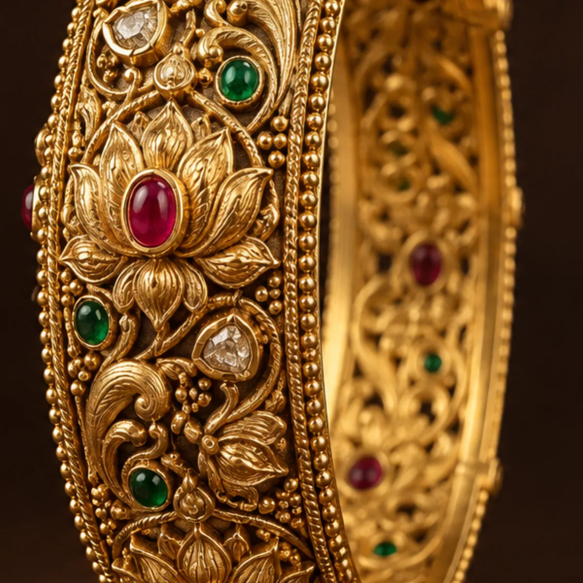 Gold heritage bangle, campaign image